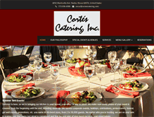 Tablet Screenshot of cortescatering.com